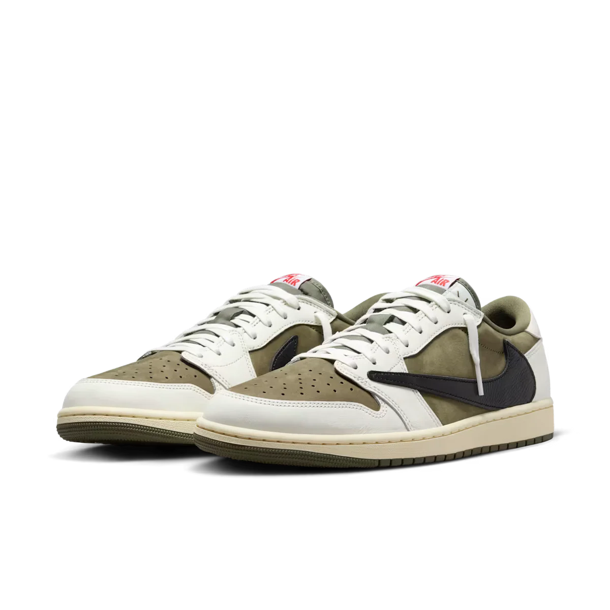 NIKE AIR JORDAN 1 LOW TRAVIS SCOTT MEDIUM OLIVE - Afbeelding 2